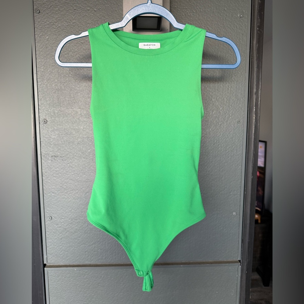 Babaton Contour Vibrant Green Bodysuit